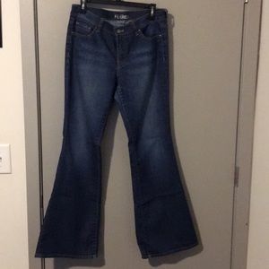 2 for $10. Low Rise Super Flare size 8 Jeans